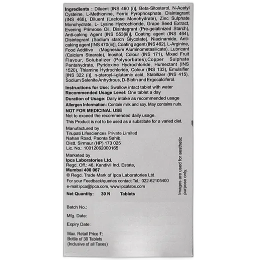 keraglo men tablet 30's